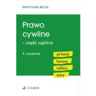 Prawo cywilne - część ogólna. Pytania. Kazusy. Tablice. Testy - 11482a00106ks.jpg