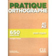 Pratique Orthographe A1/A2 Podręcznik + klucz: 650 exercices - 17756402131ks.jpg