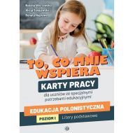 To co mnie wspiera: Karty pracy dla uczniów ze specjalnymi potrzebami edukacyjnymi. Edukacja polonistyczna. Poziom I: Li - 22972404036ks.jpg