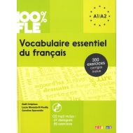 100% FLE Vocabulaire essentiel du français A1-A2+CD - 802981i.jpg