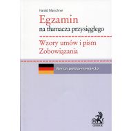 Egzamin na tłumacza przysięgłęgo: Wzory umów i pism Zobowiązania. Wersja polsko-niemiecka - 824781i.jpg