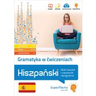 Gramatyka w ćwiczeniach. Hiszpański. Zbiór ćwiczeń i czasowniki nieregularne.: (poziom podstawowy A1-A2, średni B1, zaawansowany B2-C1) - 95996003041ks.jpg