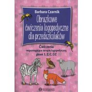 Obrazkowe ćwiczenia logopedyczne dla przedszkolaków. Ćwiczenia wspomagające terapię logopedyczną głosek S, Z, C, DZ - 99065004036ks.jpg