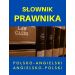 Słownik prawnika polsko-angielski angielsko-polski